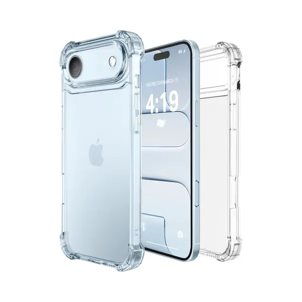 Itech Hoesje Geschikt Voor Apple IPhone 17 Air Hoesje Siliconen - Backcover - Optimale Bescherming - Transparant thumbnail