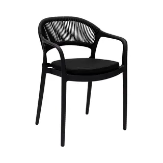 Kick Tuinstoel Coco - Zwart