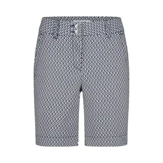 Red Button Broek Ava Short Fancy Dot Srb4461 Dark Blue Dames Maat - W36