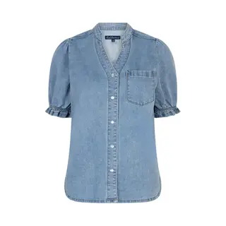 Red Button Blouse Victoria Maat S