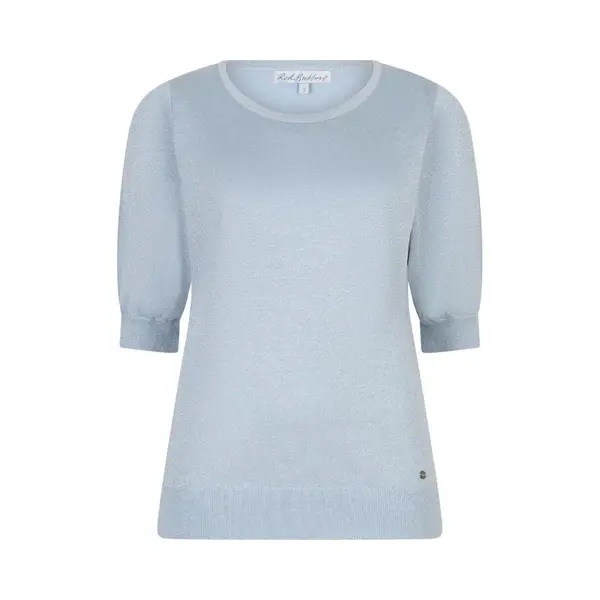 Red Button T-shirt Sweet Sparkle Srb4880 Light Blue Dames Maat - Xs thumbnail