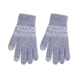 Scoby - Winterhandschoenen Met Touchscreen - Warme Handschoenen - Unisex - Maat S/M - Grijs