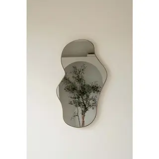 Indore Home - Spiegel - Organische Vorm - Asymmetrisch - Wandspiegel - 60cm - Goud