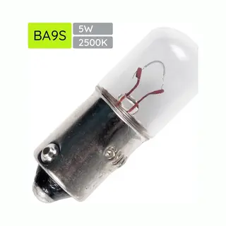 Oe Lightning Signaallamp BA9S 6V 5W - 833 MAh - Per Stuk - T10 Gloeilamp Ø10mm - 28mm - 2500K - Dimbaar