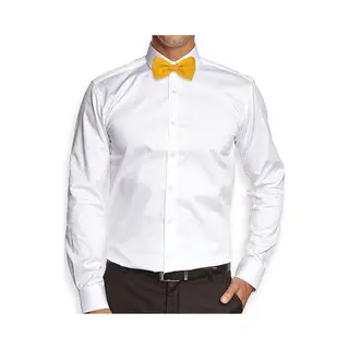 Vlinderdas | Vlinder Strik | Bow Tie | Voor Volwassenen | Okergeel
