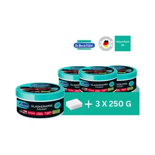 Dr. Beckmann Glazen Keramiek & Inductie Reinigingssteen – Voordeelset 3 X 250g