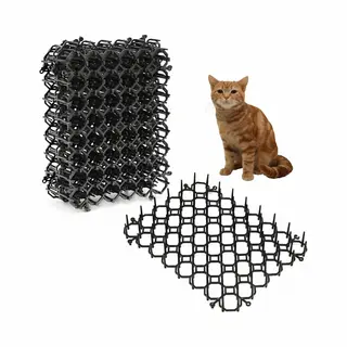 Bimivo 12-pack Kattenverjager Afweermatten Set - Kattenschrik Afweermiddel – Antiklimstrips Katten - Anti Krab Strip - Katten Verjager Voor De Tuin