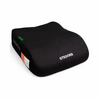 Zitverhoger - Kinderzitje - Stoelverhoger - Zitverhoger Auto - Autostoeltje - Zwart - Stegger