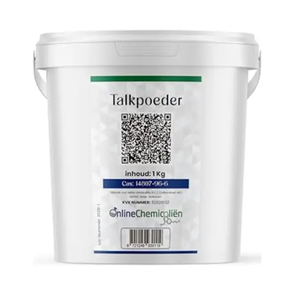 online chemicaliën Online Chemicalien – Talkpoeder – 1 Kg – Ongeparfumeerd – Onbewerkt – Voor Hem En Haar thumbnail