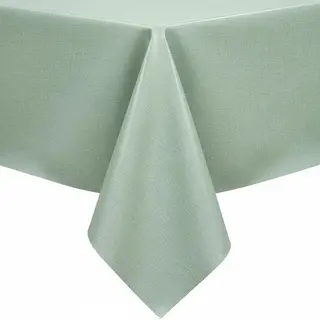 Protecttable - Tafelzeil Linnenlook Lichtgroen 140x220cm - Tafelkleed Afwasbaar - Kunststof