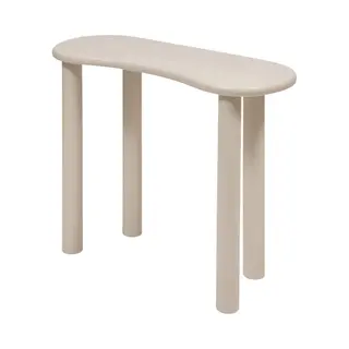 Misou Sidetable - Kaptafel - 100x40x80cm - Wandtafel - Makeuptafel - Consoletafel - Haltafel - Pine - Hout - Beige - Astra