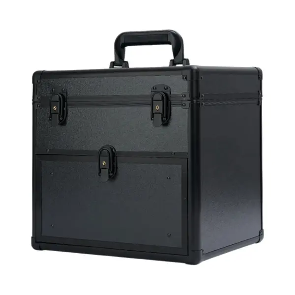 Guardian Beauty Nagel Beautycase - Aluminium - 4 Laags Uitschuifbare Lades - Zwart thumbnail