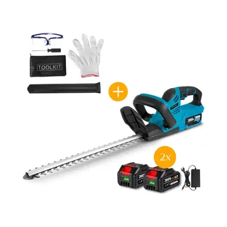 Instava Accu Heggenschaar Incl. 2x Accu (4.0Ah) - Geschikt Voor Makita 18v Accu - 51cm - Incl. Accessoires