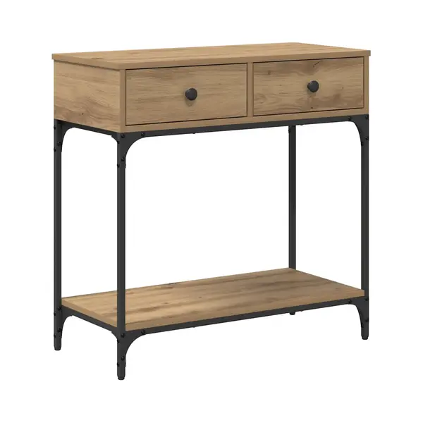 Vidaxl - Console Table Artisan Oak 75 X 34.5 X 75 Cm Engineered Wood thumbnail