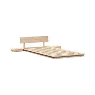 VidaXL Bettgestell Braun 100 X 200 Cm Holz