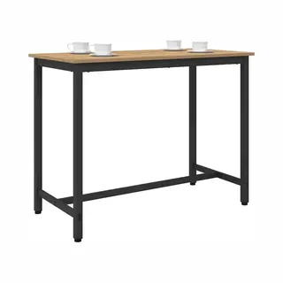 VidaXL Tisch Artisan-Eiche 100 X 50 X 76, 5 Cm, Höhenverstellbarer Wohnzimmertisch, Rechteckiges Modernes Design, Stabiler Stahlrahmen, Coole
