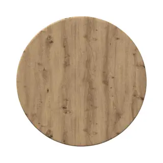 VidaXL Tafelblad Artisanaal Eikenkleurig 30 X 30 X 1, 5 Cm Bewerkt Hout