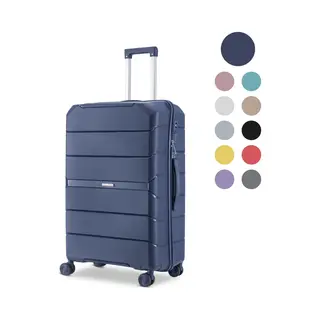 Skycases Urban Adventurer Koffer Groß 110L – Dunkelblau – Hartschalenkoffer Xxl Mit Zahlenschloss & 4 Rollen