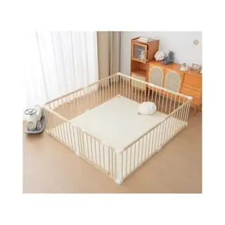 Kaëru® Houten Speelbox Voor Baby’s – Babypark – Kruipbox – Gemaakt Van Nieuw-Zeelands Grenen – Veilig En Ruim Speelgebied – 180x180x61