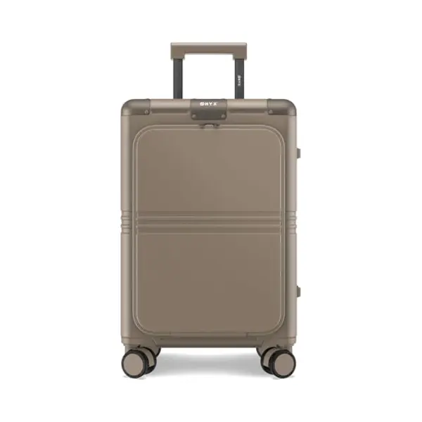 Onyx® Onyx Hybrid Pro Handbagage Koffer Met Voorvak 38 Liter - Gerecycled Polycarbonaat En Ritsloos Design - Reiskoffer Met Tsa Slot En Spinner Wielen - thumbnail