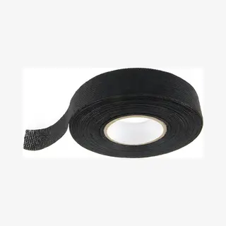 Techidna® - Kabel Tape 25mm X 15m - Zwarte Isolatietape / Textieltape - Waterproof & Hittebestendig - Voor Kabelbundels, Auto, Elektronica,