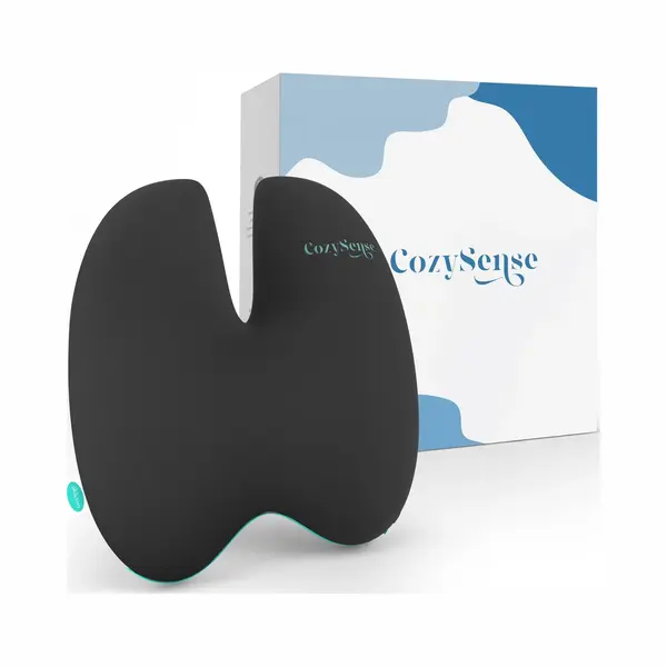 CozySense® Rückenstütze - Verstellbares Rückenkissen Für Den Unteren Rücken - Lumbalkissen Für Auto, Bürostuhl, Bett & Sofa - Ergonomisch - thumbnail