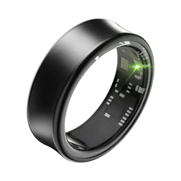 Focus® S2 Smart Ring - Schwarz - Größe 8 - Ai Coach - Herzfrequenz - Menstruationszyklus - Schlafüberwachung - Recovery Score - Smart Ring - Sport thumbnail
