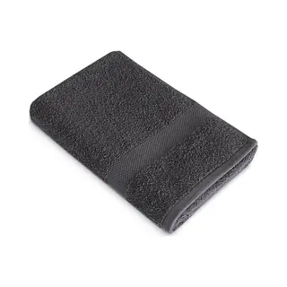 HUSH. Living Hush Living Badhanddoek - 70×140 Cm - 100% Katoen - Zware Kwaliteit 500g/m2 - Antraciet