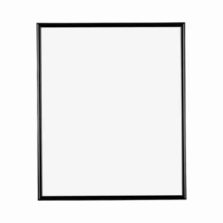 Fotolijst 50x60 Cm - Kunststof - Zwart Hoogglans - Biggy