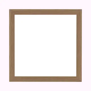 Dutch Frame Factory Fotolijst 25x25 Cm - Mdf - Notenhout Licht - Colonia