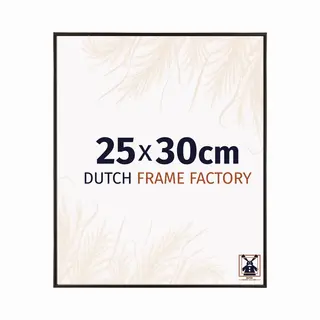 Dutch Frame Factory - Fotokader 25x30 Cm - Antraciet - Kunststof Fotokader Met Ontspiegeld Kunstglas - Kader 25x30 Cm - Easy