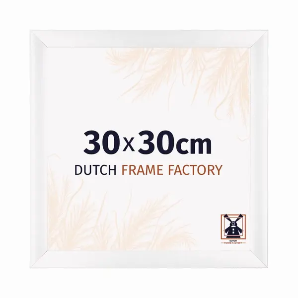 Dutch Frame Factory Fotolijst 30x30 Cm - Mdf - Wit Mat - Praag thumbnail