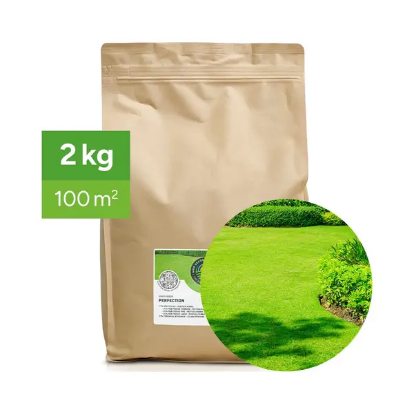 Mrs Seeds & Mixtures Green Perfection - Graszaad Siergazon - 2 Kg Voor 100 M² - Hoge Schaduwtolerantie - Gazon Zonder Mos - Nak-gecertificeerd thumbnail