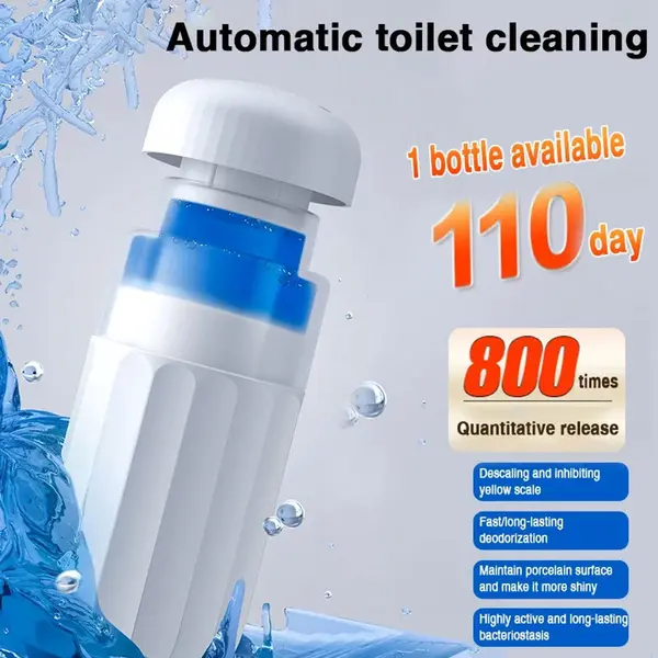 rimmo Automatische Toiletreiniger – Sterk Ontkalkingsmiddel, Wc Vlekverwijderaar En Geurreiniger – Toiletblok Voor Langdurige Frisheid En Ontgeuring thumbnail