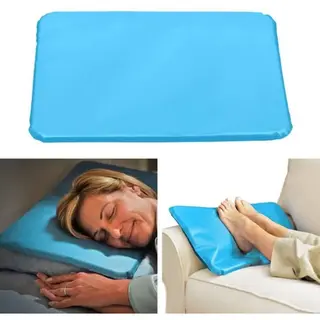 rimmo Verkoelend Gelkussen Voor Zomer – Koelwatergel Inleg Pad | Slaaphulp, Ice Kussen, Spierverlichting, Nek- & Rugpijn Verlichting, Koud Kussen-blauw