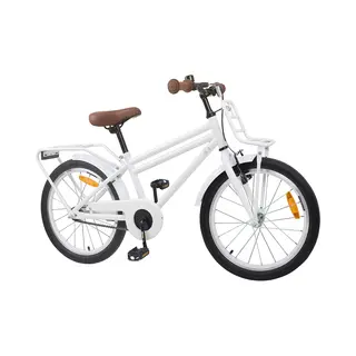 VidaXL Kinderfiets 22 Inch Voor 7-12 Jaar Oud Wit