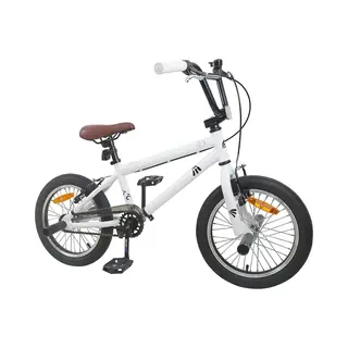 VidaXL Bmx Fiets 18 Inch Voor 7-10 Jaar Oud Wit