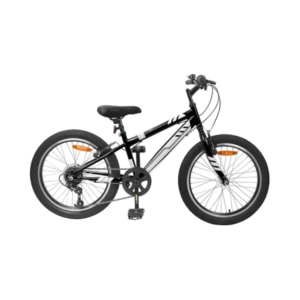 VidaXL Mountainbike 24 Zoll 6-Speed Für 8-12 Jahre Schwarz thumbnail