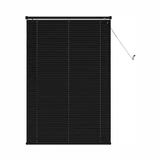 Venetian Blind Black 150 X 100 Cm Pvc Vidaxl