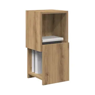 VidaXL Hoekkast Artisan Eiken 25, 5x25x55cm Bewerkt Hout