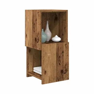 VidaXL Eckschrank Altholz 30, 5x30x65cm Holzwerkstoff