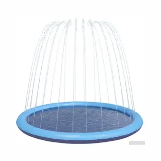 VidaXL Splashpad Voor Kinderen En Honden Blauw Ø150 X 10 Cm Pvc