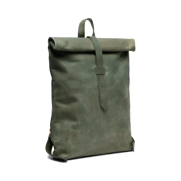 Beocca Mavis - Leder Wochenendtasche - Handgefertigt Pflanzlich Gegerbtes Leder - Reisetasche Design - Einzigartige Patina thumbnail