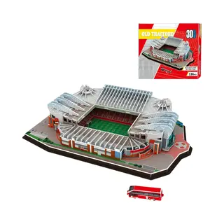Webu Premium Bouwpakket - Manchester United - Voor Volwassenen En Kinderen - Bouwpakket - 3D Puzzel - Modelbouwpakket - Diy - Old Trafford Stadion