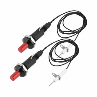 Excitat Piëzo-ontsteker - Hittebestendige Gasgrill-ontsteker - Piëzo-ontsteker Met Drukknop - Elektrode-ontstekingsvonkstrip - Geschikt Voor
