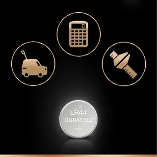 Duracell Knoopcelbatterijen LR44 - 5 X 4 Stuks - Voordeelverpakking
