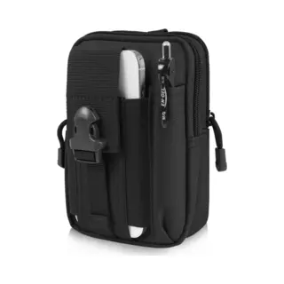 Jonyx Sac Banane - Sac Ceinture D'extérieur - Sac De Survie - Sac Ceinture - Nylon Imperméable - Avec Poches Zippées Et Dégagement Rapide - Poche
