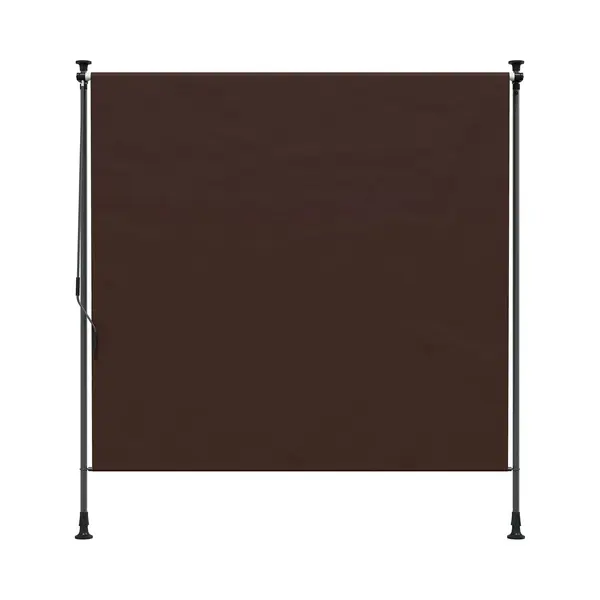Outdoor Roller Blind Brown 200 X 270 Cm Vidaxl thumbnail