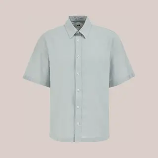 We Fashion Heren Relaxed Fit Overhemd Van Linnenmix