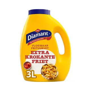 Diamant Frituurvet Vloeibaar - Golden Crisp Voor Krokante Gerechten - 3 Liter